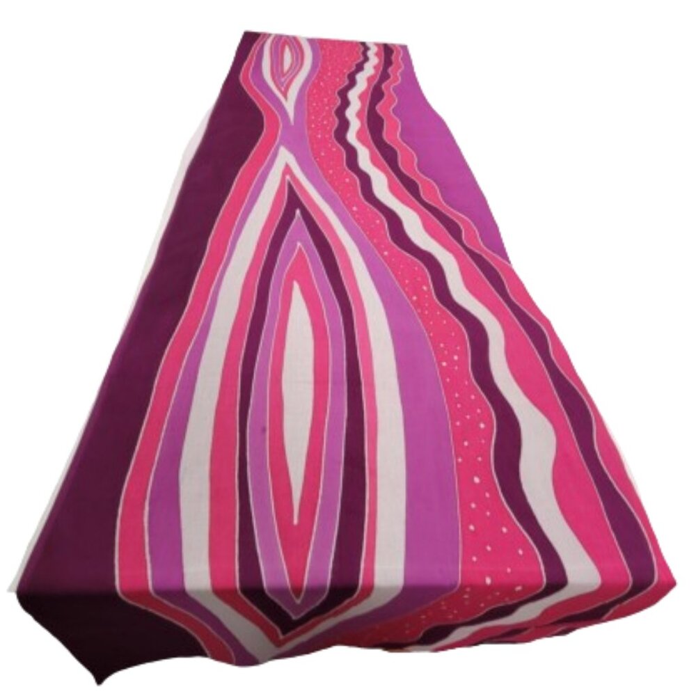 Cover Up Handpainted Cotton Batik Coverups Strapless Dress Wrapskirt Home Accent